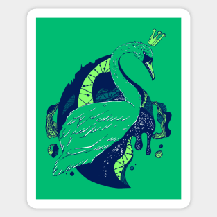 Ngreen Swan Queen Sticker